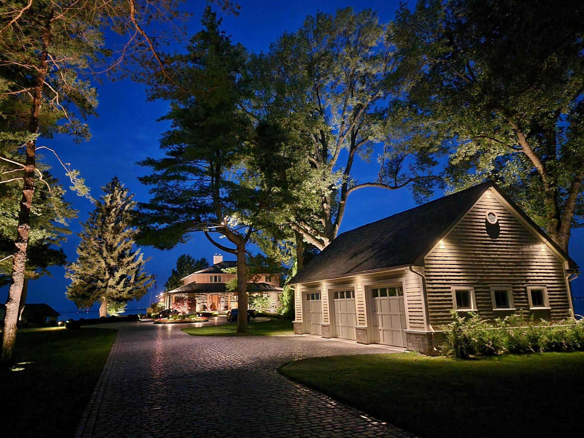 Réalisation d'éclairage architectural extérieur