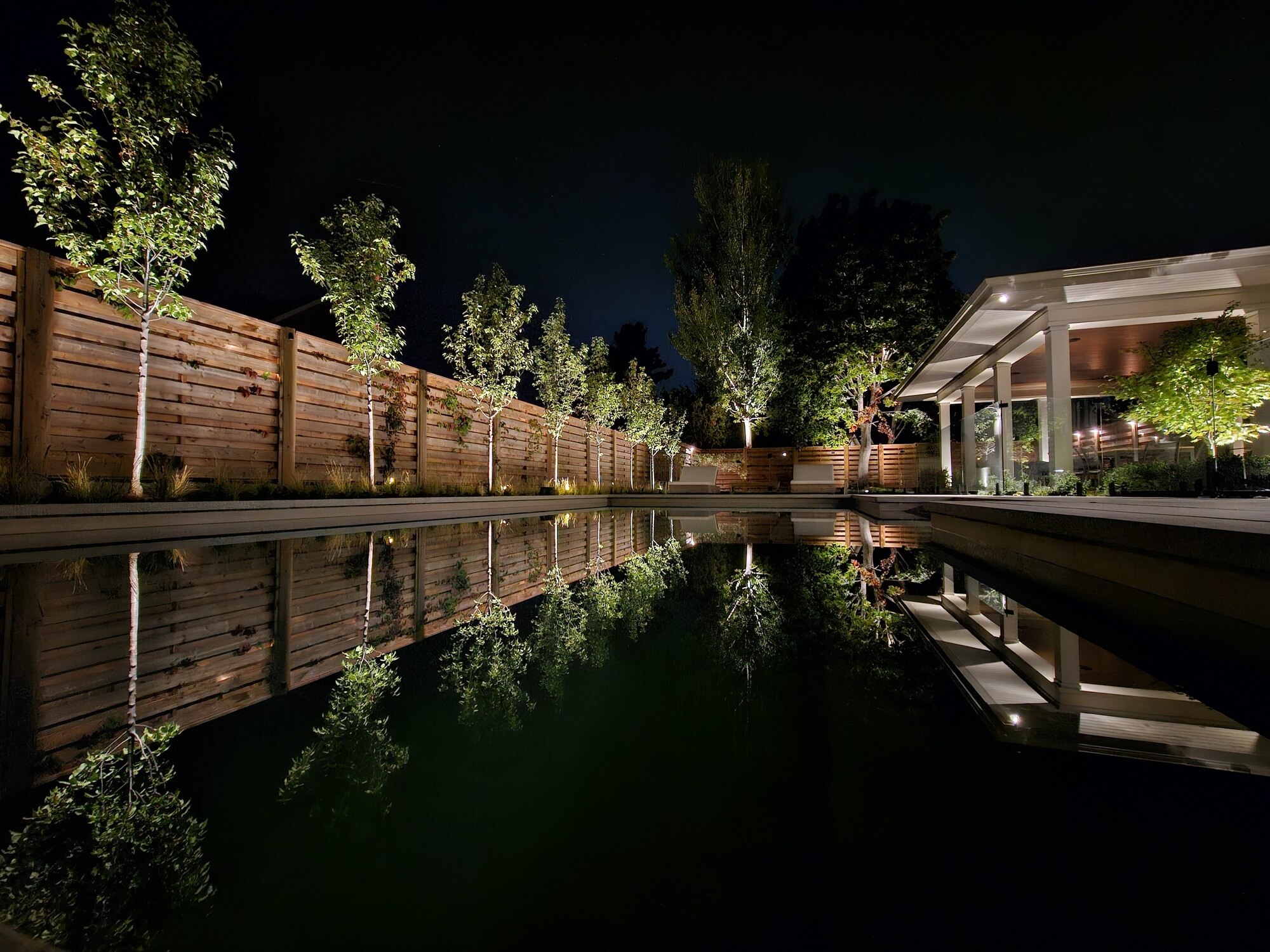 Réalisation d'éclairage architectural extérieur